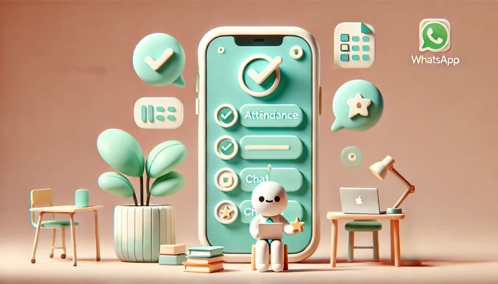 chatbot para registrar asistencia y calificaciones por whatsapp