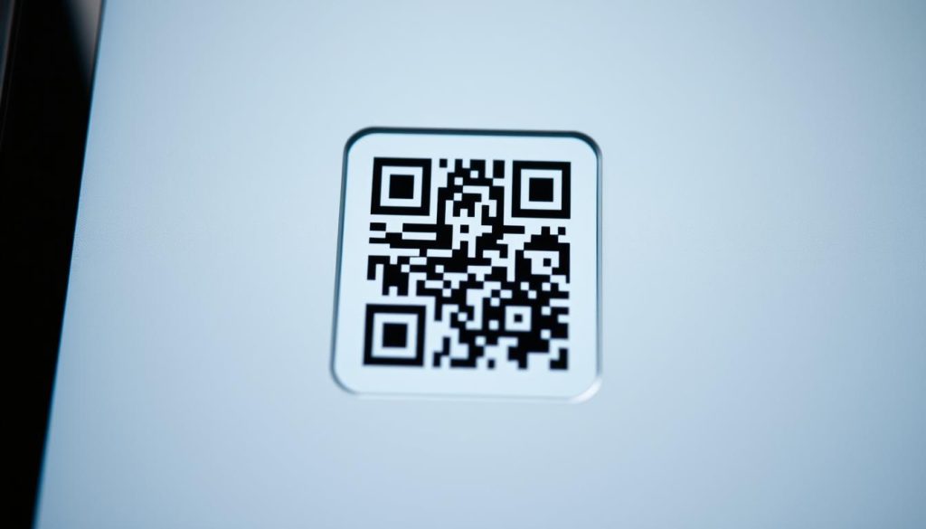 A high-resolution, close-up photograph of the "Ticket Factura" autofacturación QR code system. The code is centered in the frame, surrounded by a sleek, modern interface in muted tones of gray and black. The code itself is crisp and vivid, with clean lines and a minimalist design that reflects the innovative nature of the technology. The overall composition conveys a sense of technological sophistication and efficiency, hinting at the transformative power of the system. Soft, directional lighting casts subtle shadows, emphasizing the depth and dimensionality of the interface. The image has a professional, almost clinical feel, suitable for illustrating the section on technological innovation in Mexico.