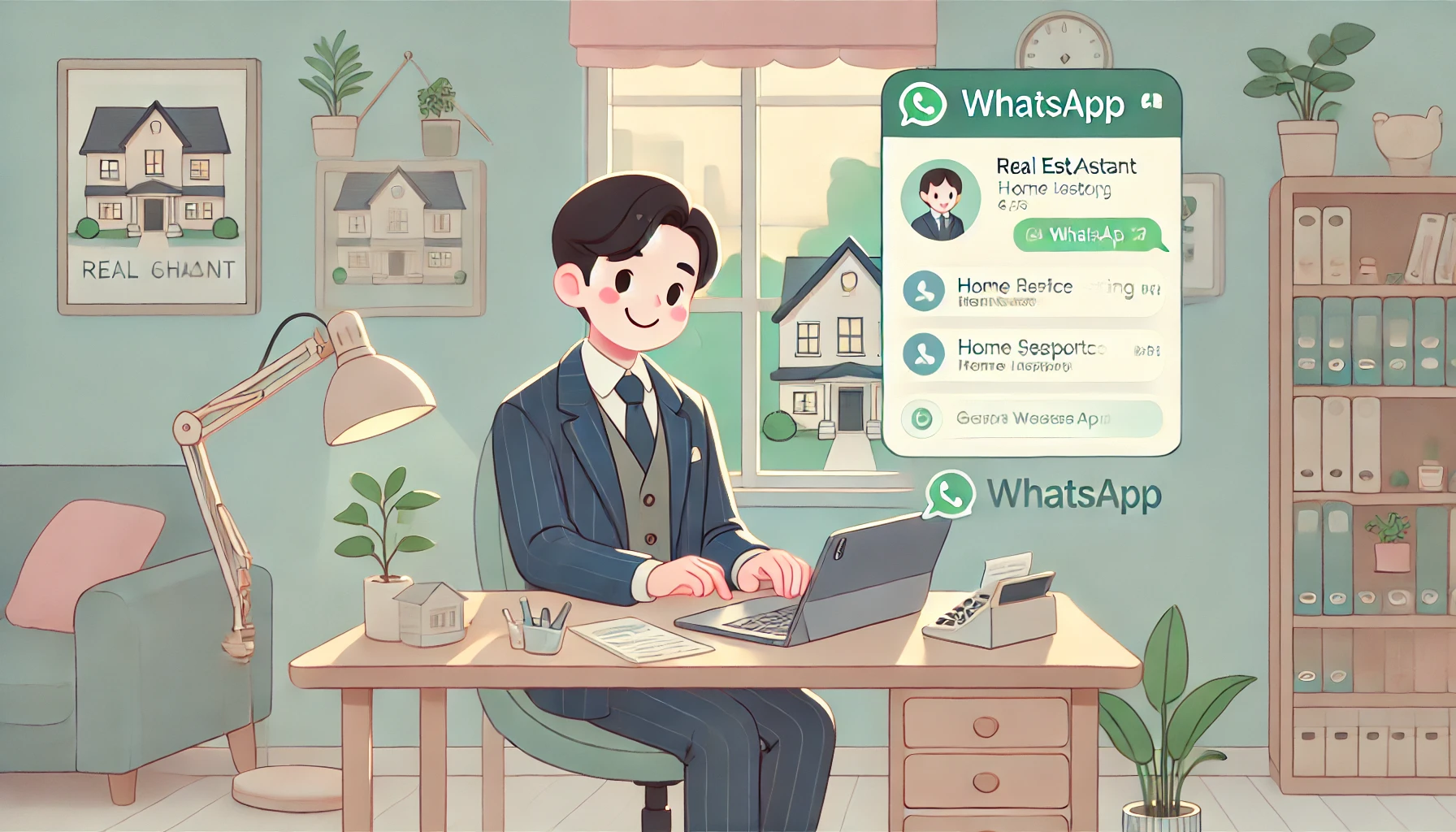 atención inmobiliaria por WhatsApp