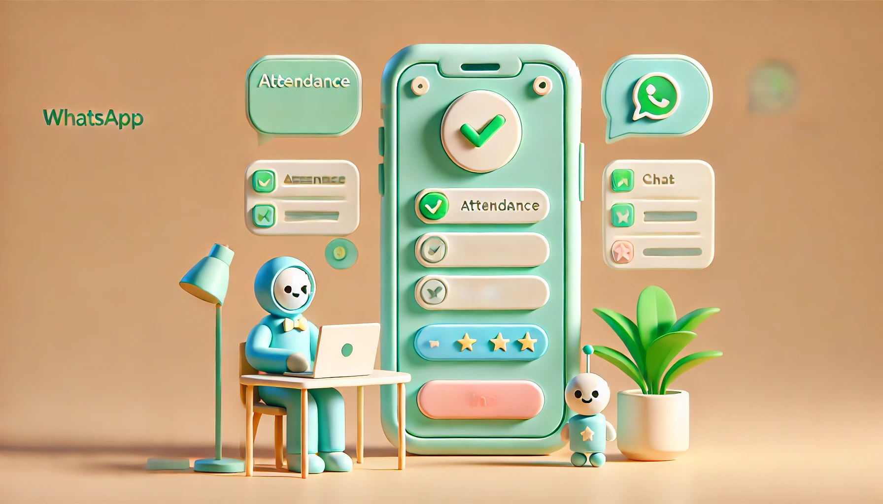 chatbot para registrar asistencia y calificaciones por whatsapp